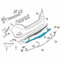 OEM 2019 Ford Fiesta Stone Deflector Diagram - D2BZ-17808-BA