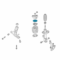 OEM 2015 Hyundai Elantra Spring, Upper Seat Assembly Diagram - 54620-3X000