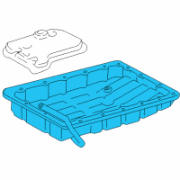 OEM 2002 Lexus LS430 Pan Sub-Assy, Automatic Transmission Oil Diagram - 35106-50030