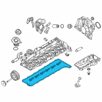 OEM 2014 BMW 535d xDrive Gasket Set, Cylinder Head Cover Diagram - 11-12-8-515-732