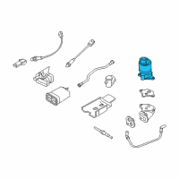 OEM 2008 Chevrolet Aveo5 EGR Valve Diagram - 25183476