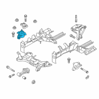 OEM 2019 Kia Rio Engine Mounting Bracket Assembly Diagram - 21810H8110