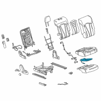 OEM 2020 Buick Envision Seat Cushion Heater Diagram - 84054601