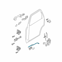 OEM Mercury Mariner Cable Diagram - 8L8Z-78266A46-A