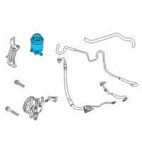 OEM 2010 Kia Soul Reservoir Assembly-Power Diagram - 571502K000