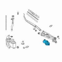 OEM 2022 Toyota Corolla Front Motor Diagram - 85110-12C30