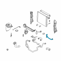 OEM BMW X6 Engine Coolant Hose Diagram - 11-53-7-560-363
