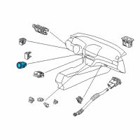 OEM 2019 Honda Accord Switch Assembly, Power Diagram - 35881-TMA-H01