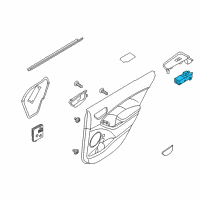 OEM 2014 Kia Forte Koup Power Window Sub Unit Assembly Diagram - 93581A7000