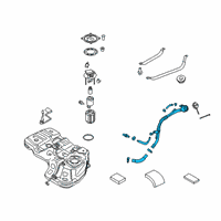 OEM 2021 Kia Telluride Filler Neck & Hose A Diagram - 31030S9500