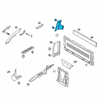 OEM Ford Ranger Upper Pillar Trim Diagram - KB3Z-2131004-AA