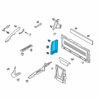 OEM 2020 Ford Ranger Lower Pillar Trim Diagram - KB3Z-2152018-AA