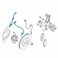 OEM 2018 Nissan Altima Sensor Assembly-ANTISKID, FRONTNT Diagram - 47910-3TA2A