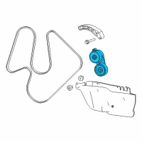 OEM 2015 Dodge Dart TENSIONER-Belt Diagram - 4627618AA