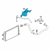 OEM GMC Savana 2500 Reservoir Diagram - 84225911