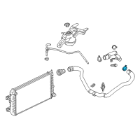 OEM 2019 GMC Savana 2500 Upper Hose Clamp Diagram - 11548772