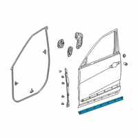 OEM 2022 Acura RDX Seal, Front Diagram - 72327-TJB-A01