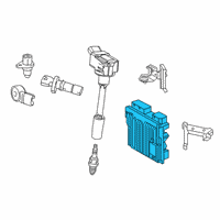 OEM 2019 Lexus UX200 Engine Control Computer Diagram - 89661-76280