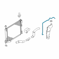 OEM 2014 Nissan Juke Hose-RESERVER Tank Diagram - 21741-1KC0A