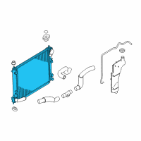 OEM 2014 Nissan Juke Radiator Assy Diagram - 21410-1KC5A