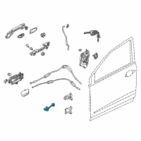 OEM Honda CR-V Checker Complete, Left Front Diagram - 72380-T0A-A01