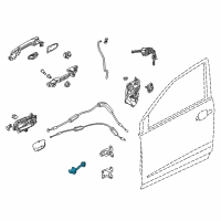 OEM 2012 Honda CR-V Checker Complete, Left Front Diagram - 72380-T0A-A01