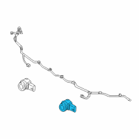 OEM 2018 Nissan Titan Sensor Assy-Sonar Diagram - 25994-EZ01A