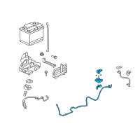 OEM Pontiac Positive Cable Diagram - 92216221