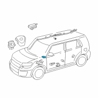 OEM 2012 Scion xB Passenger Discriminating Sensor Diagram - 89952-0W161