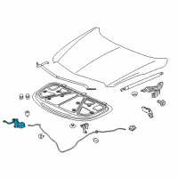 OEM 2019 Cadillac XT5 Lock Diagram - 84679220