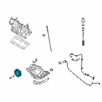 OEM 2019 Ford Edge Crankshaft Pulley Diagram - ML3Z6312A