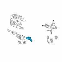 OEM 2011 Honda Fit Switch Assembly, Wiper Diagram - 35256-SWA-A02