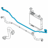 OEM 2022 BMW M340i LINE EXTERNAL RADIATOR Diagram - 17-12-8-654-815