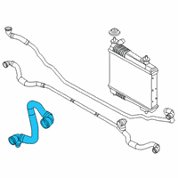 OEM BMW M340i HOSE, REMOTE, COOLANT RADIAT Diagram - 17-12-8-654-821