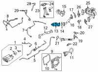 OEM 2020 Lincoln Corsair EGR Valve Diagram - K2GZ-9D475-A