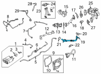 OEM 2022 Lincoln Corsair Outlet Tube Diagram - K2GZ-9E470-A