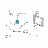 OEM 2008 Honda CR-V Tank, Reserve Diagram - 19101-RZA-A00