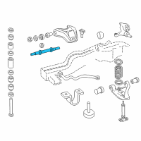 OEM Chevrolet Monte Carlo Shaft Kit, Front Upper Control Arm Diagram - 12385857