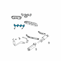 OEM 2006 Dodge Charger Gasket-Exhaust Manifold Diagram - 53013944AA