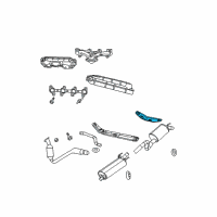 OEM Dodge Durango Shield-Heat Diagram - 55362413AD