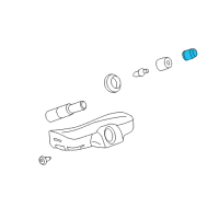 OEM Hummer H3T TPMS Sensor Nut Diagram - 15122619