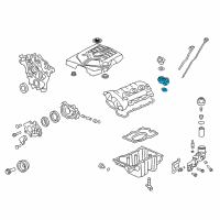 OEM Cadillac Filler Tube Diagram - 12597946