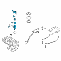 OEM Kia Sorento Fuel Pump Assembly Diagram - 311104Z000