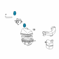 OEM 2002 Toyota Solara Duct Diagram - 17881-20090