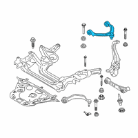 OEM 2018 BMW 750i xDrive Top Camber Correction Control Arm Diagram - 31-12-6-870-023