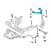 OEM 2020 BMW 745e xDrive Top Camber Correction Control Arm Diagram - 31-12-6-870-023