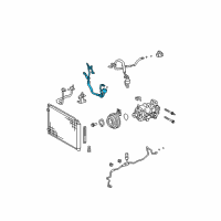 OEM 2007 Lexus RX350 Hose, Cooler Refrigerant Discharge, NO.1 Diagram - 88703-0E020