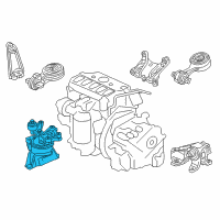 OEM Acura Mounting Diagram - 50820-TX6-A82