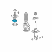 OEM 2017 GMC Terrain Bearing, Front Suspension Strut Mount Diagram - 20827102