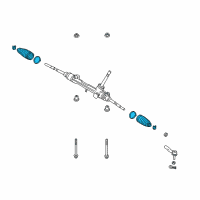 OEM 2020 Toyota C-HR Boot Kit Diagram - 45535-F9010